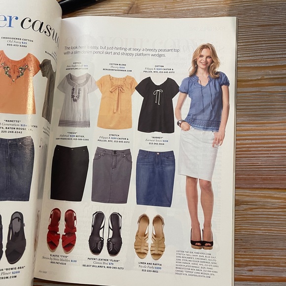 Lucky Magazine Vanessa Minnillo on Cover - July 2007 Issue - Collectible - Picture 4 of 8